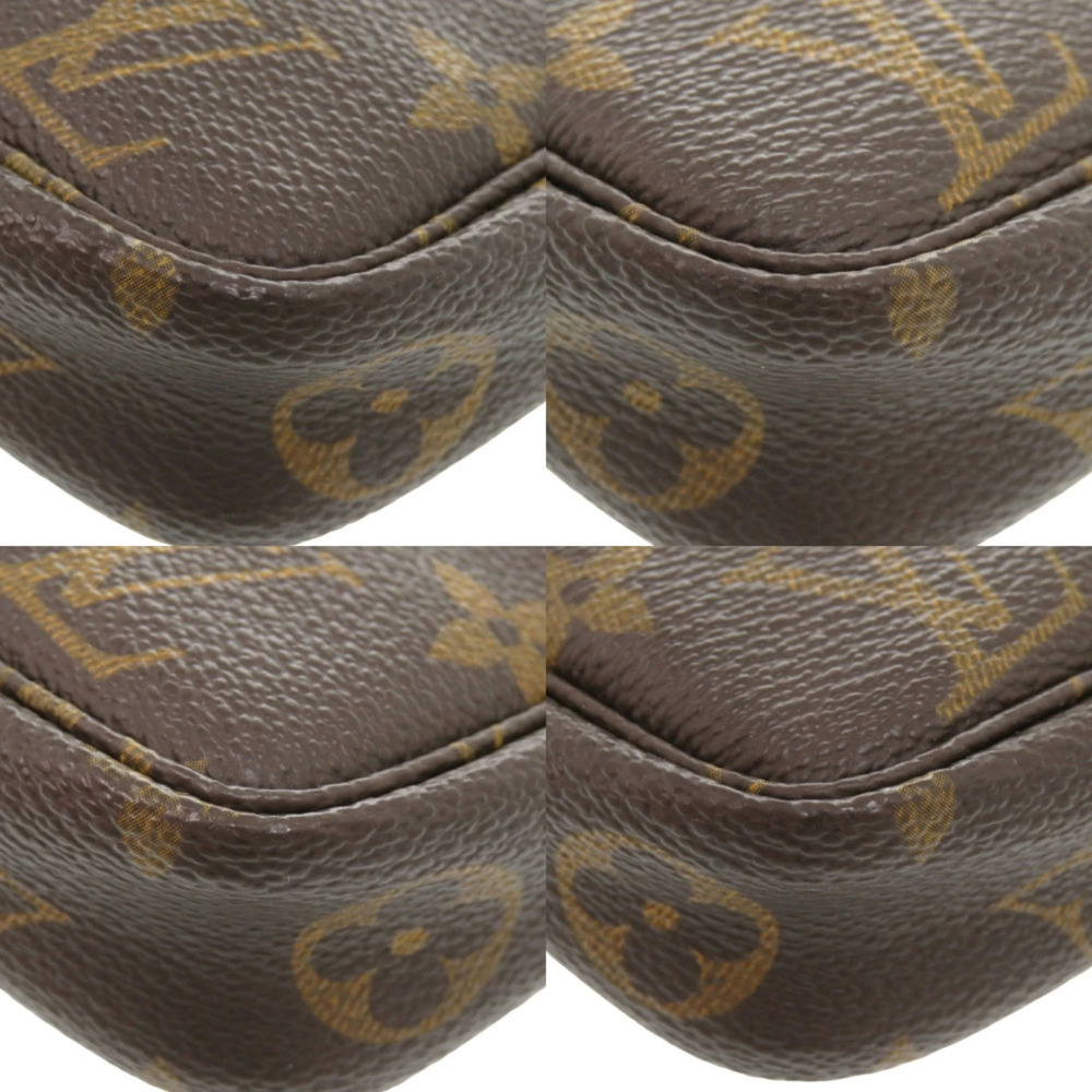 LOUIS VUITTON Authentic Brown Monogram Pochette Pouch - Picture 3 of 8